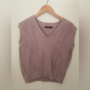 Pink Sweater Vest
